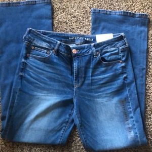 American Eagle Jeans sz 16 long 33W stretch